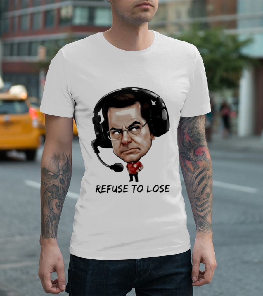 Curt Cignetti Refuse To Lose Indiana Football Coach Headset T-Shirt
