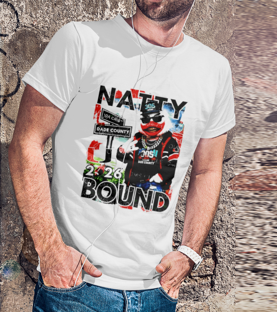 Natty Bound 2026 Miami Hurricanes Sebastian The Ibis Dade County Da Crib 305 T-Shirt