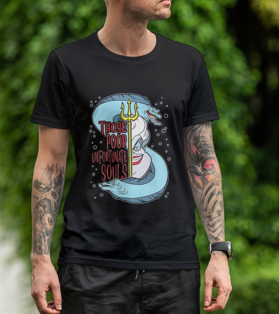 Those Poor Unfortunate Souls Sea Witch The Little Mermaid 1989 T-Shirt