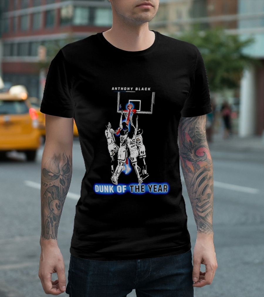 Anthony Black Dunk Of The Year Orlando Magic Basketball Action T-Shirt