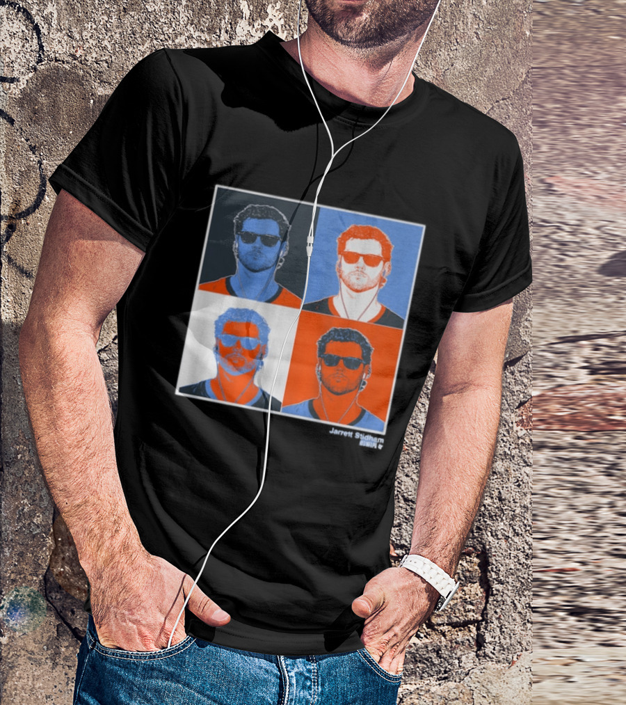 Jarrett Stidham Pop Art Style Sunglasses Quadrant T-Shirt