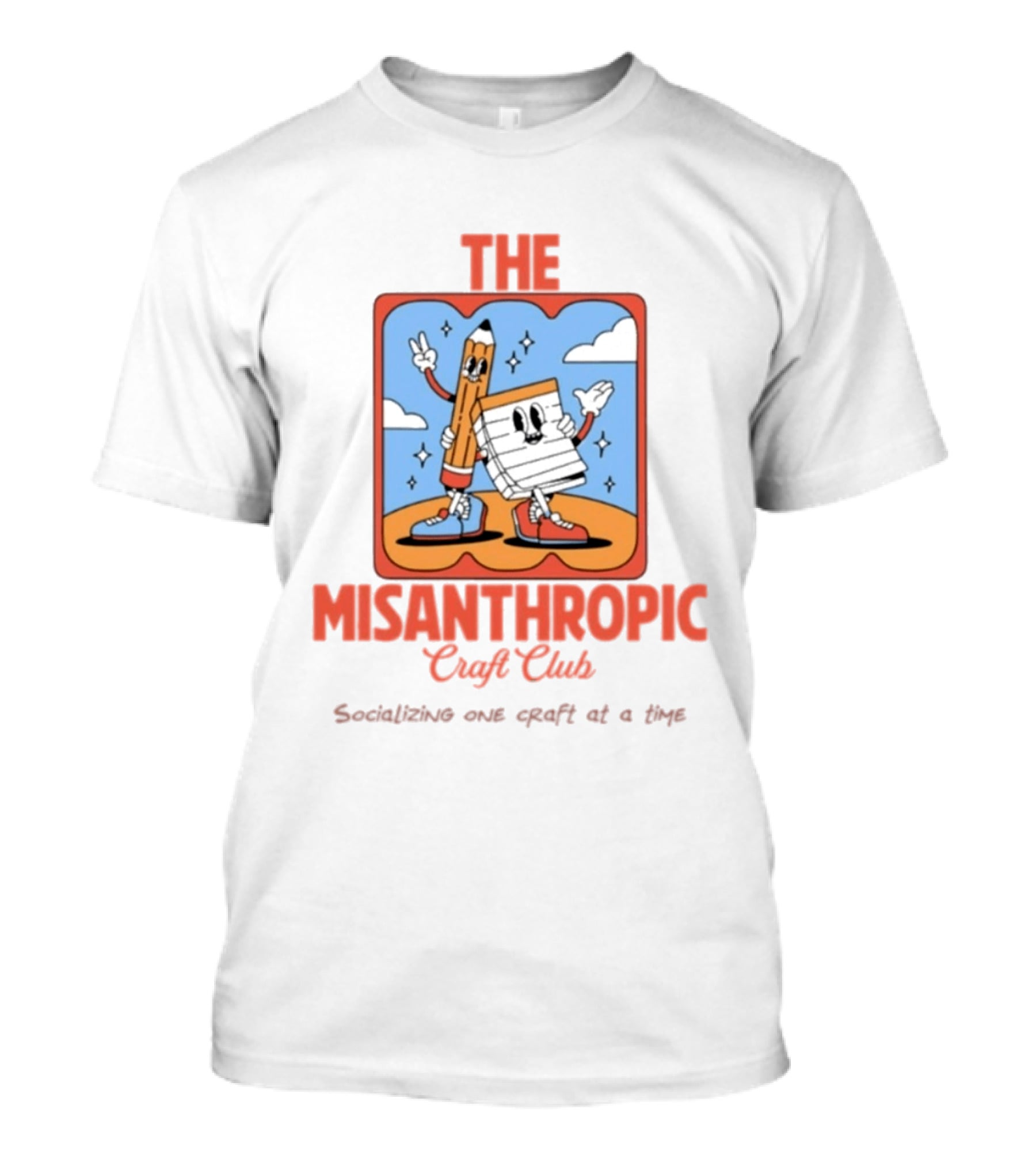 Socializing One Craft At A Time With The Misanthropic Craft Club T-Shirt