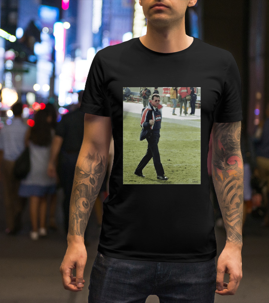 Chicago Bears Mike Ditka Da Coach Middle Finger Meme T-Shirt