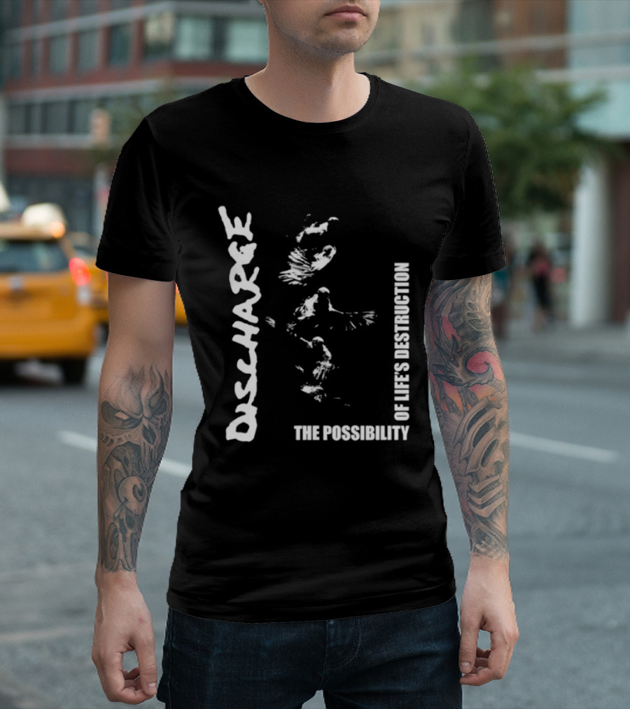 Discharge The Possibility Of Life's Destruction Face Fragmentation T-Shirt
