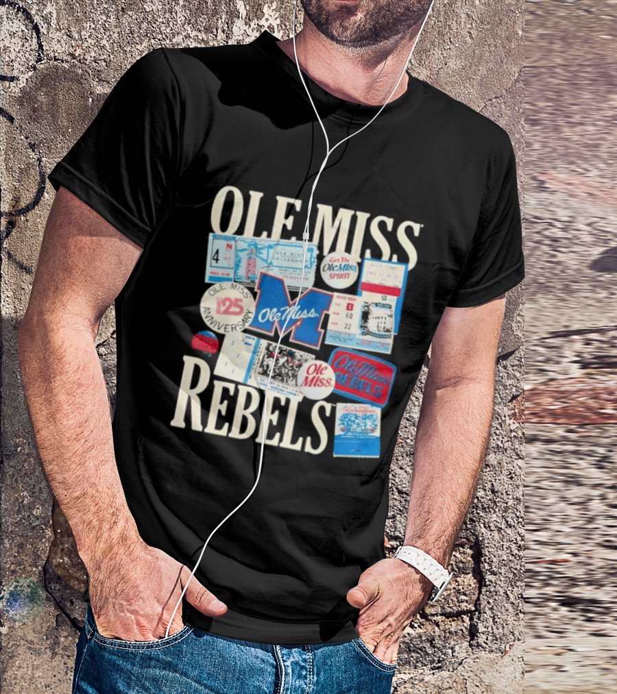Ole Miss Rebels Spirit Memorabilia Collection T-Shirt