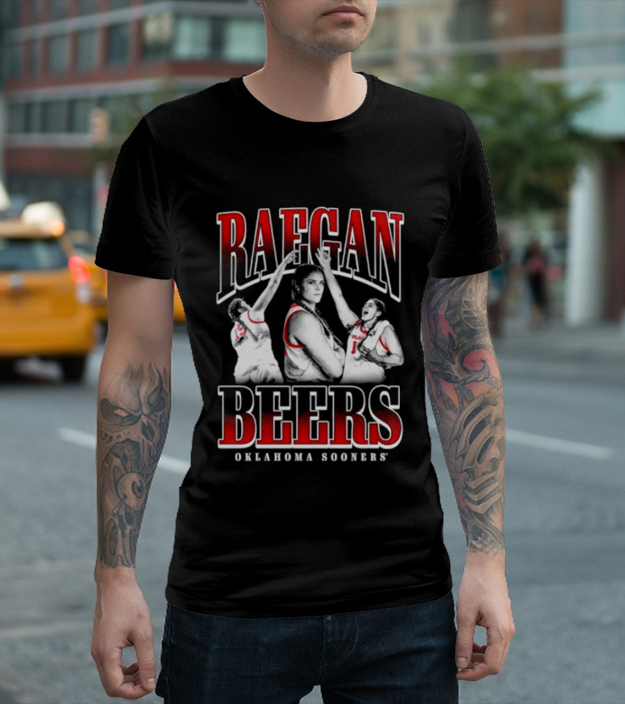 Raegan Beers Oklahoma Sooners Basketball Players Fans T-Shirt