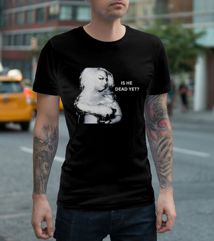 Is He Dead Yet Subtle FDT Protest T-Shirt