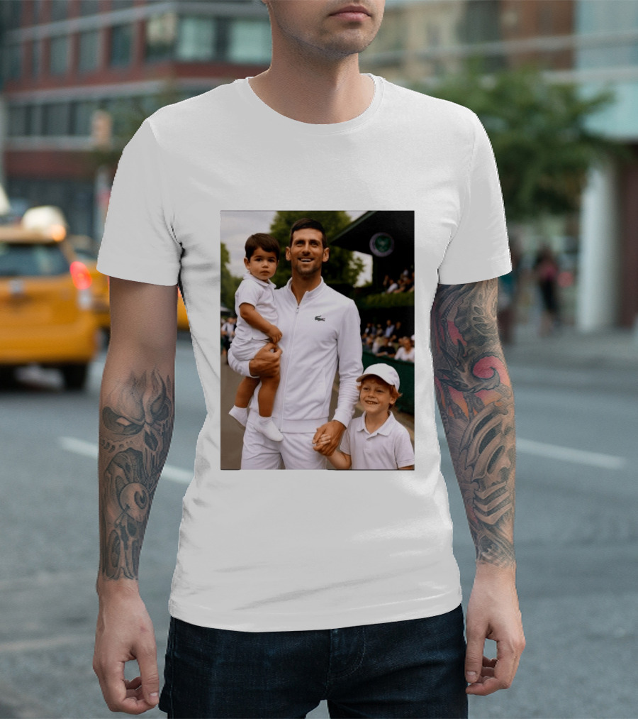 Djokovic Alcaraz And Jannik Kid Australian Open T-Shirt