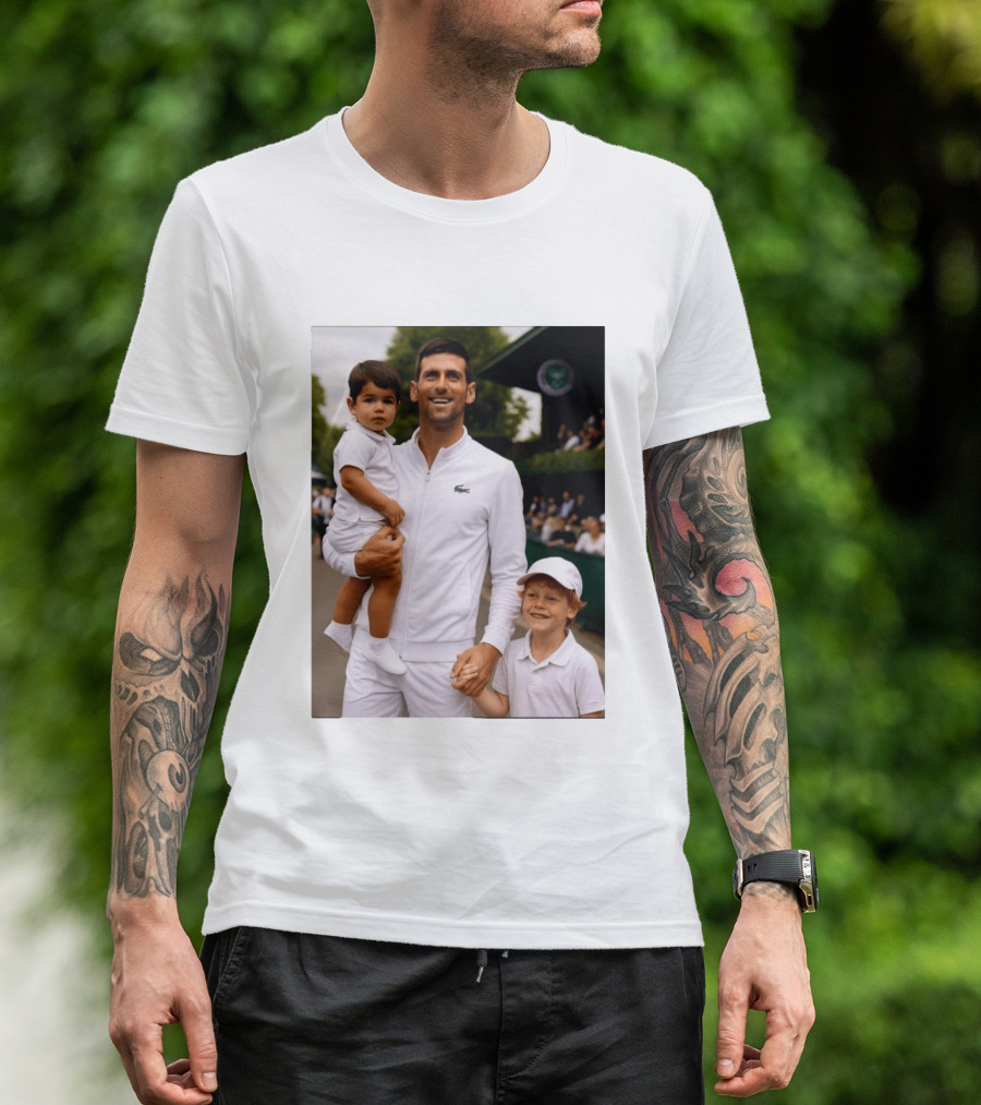 Djokovic Alcaraz And Jannik Kid Australian Open T-Shirt