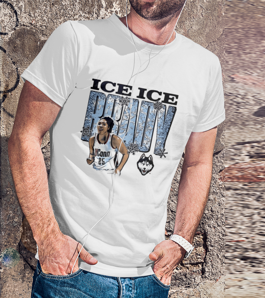 Ice Ice Brady UConn Huskies Basketball 25 T-Shirt