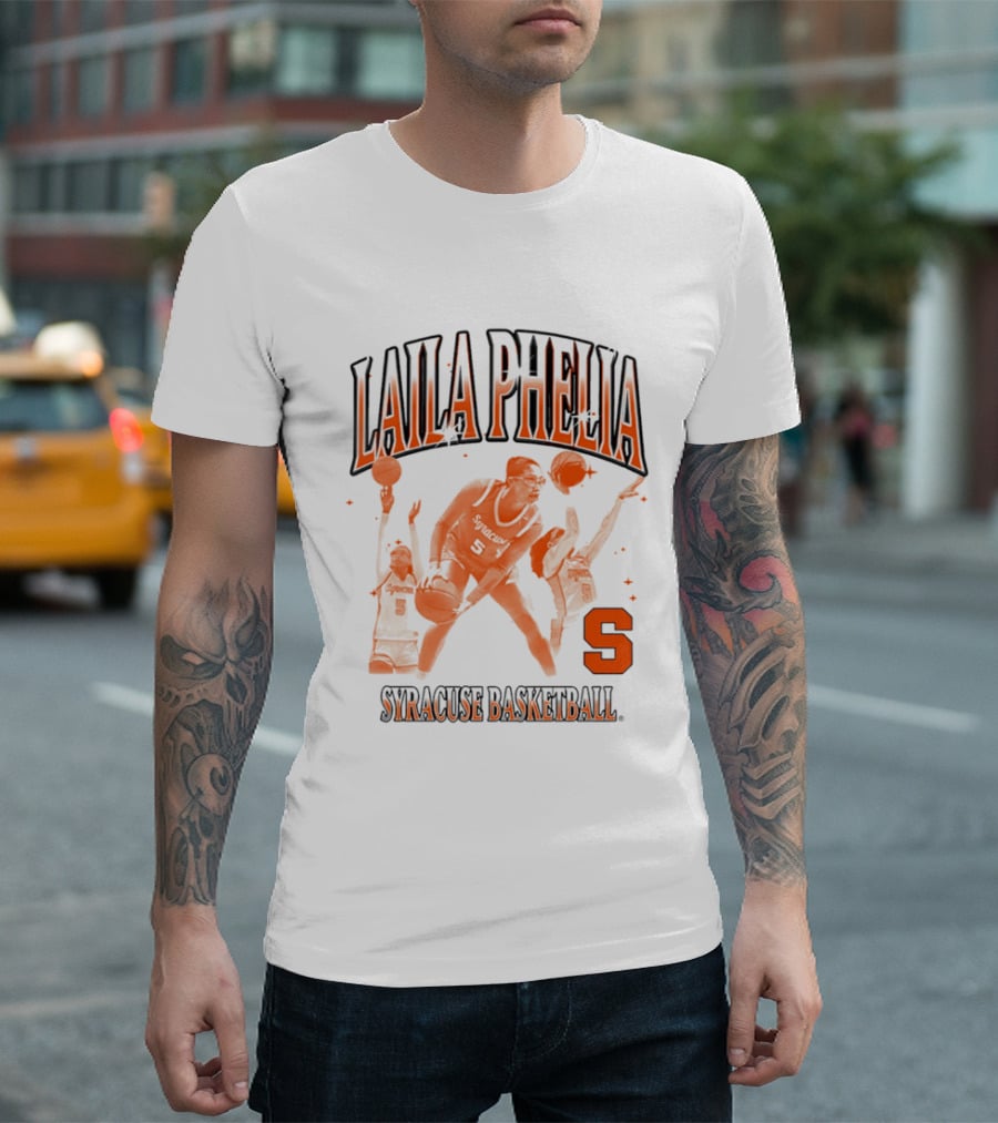Laila Phelia Syracuse Basketball Orange S T-Shirt
