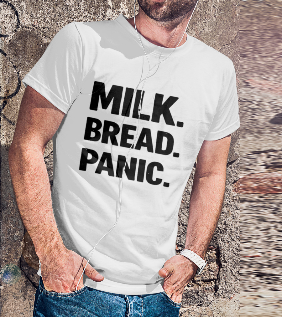 Milk Bread Panic Snow T-Shirt