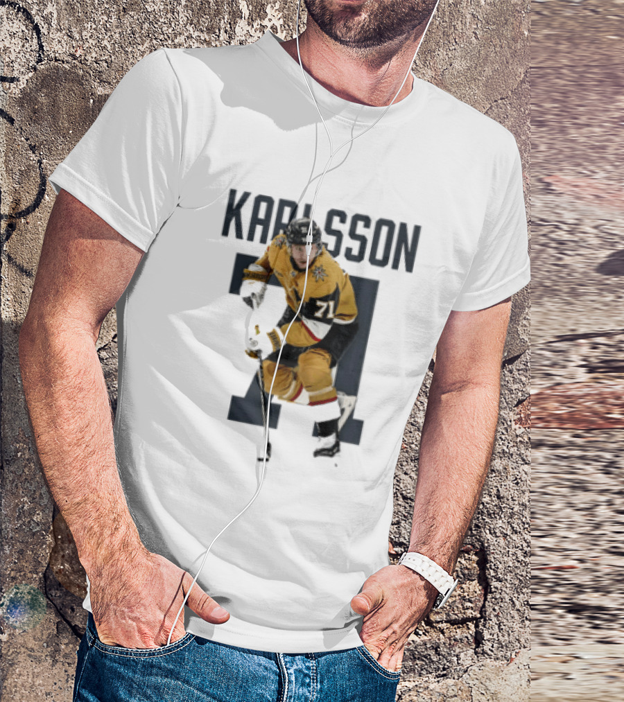 William Karlsson 71 Vegas Golden Knights Player Team Name T-Shirt