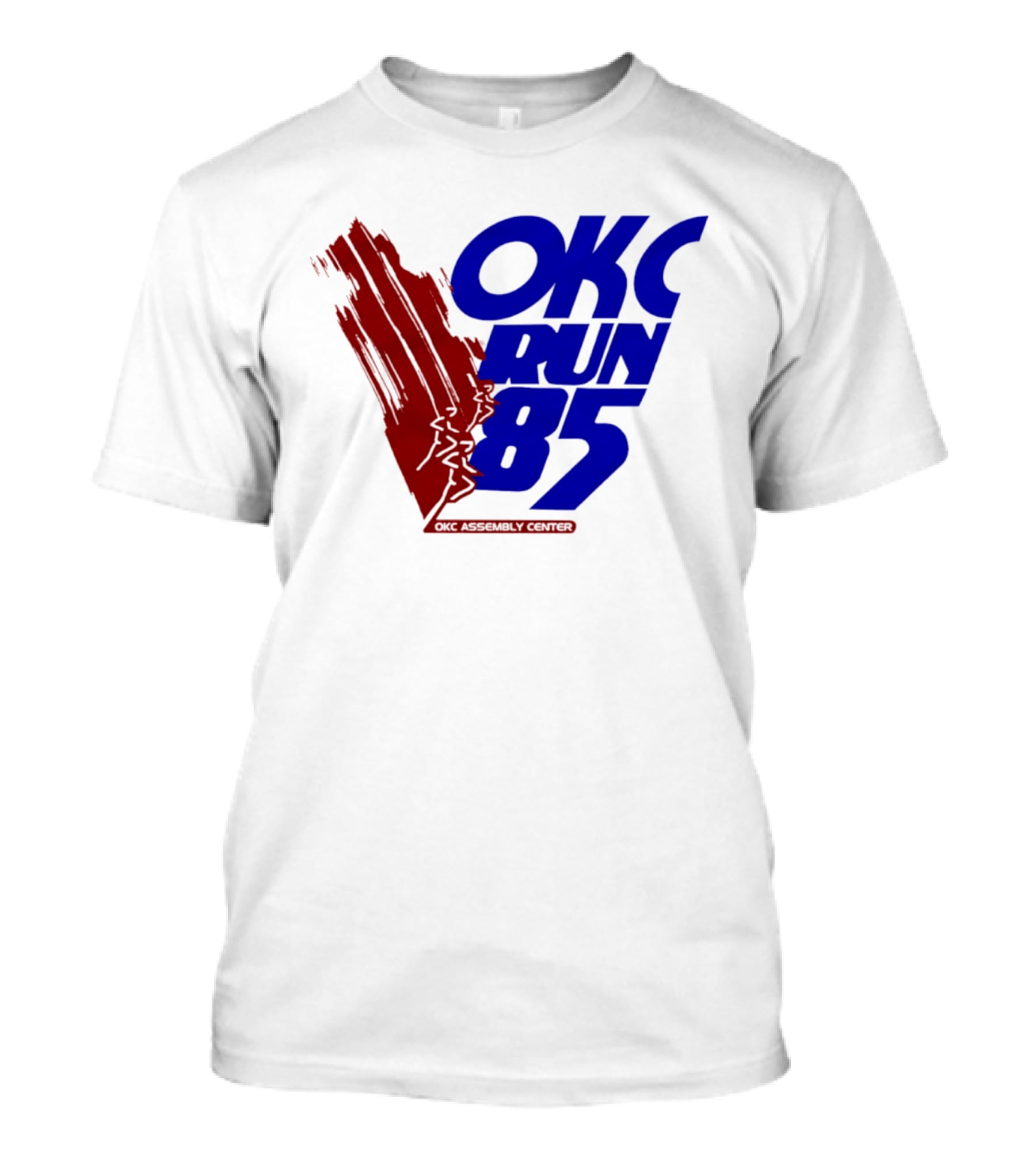 OKC Run 85 OKC Assembly Center Racing Event T-Shirt