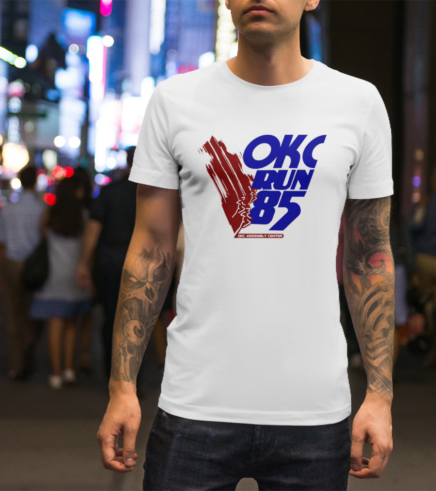 OKC Run 85 OKC Assembly Center Racing Event T-Shirt