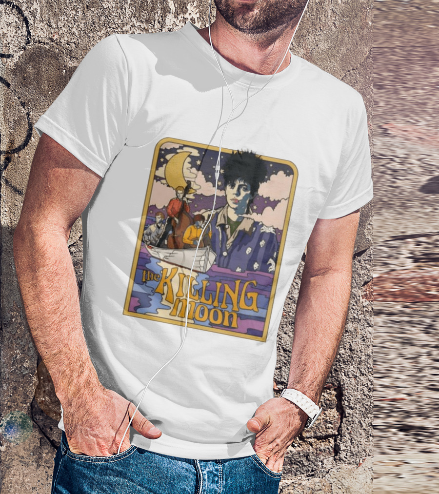 The Killing Moon 42nd Anniversary Retro Band Art Lunar T-Shirt