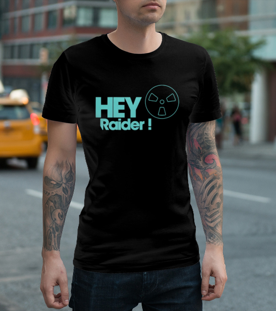 Hey Raider Sci Fi Gamer Safe Pocket Game Humor T-Shirt