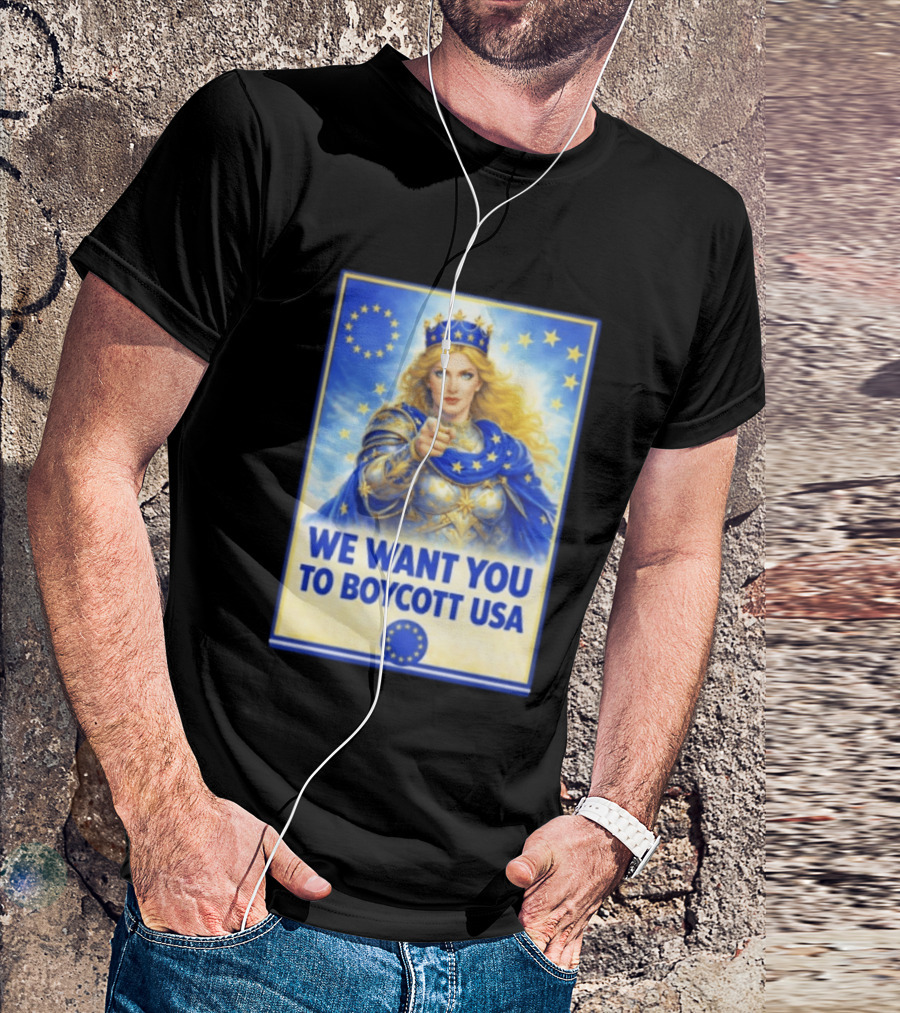 We Want You To Boycott USA Knight Queen Stars Crown T-Shirt