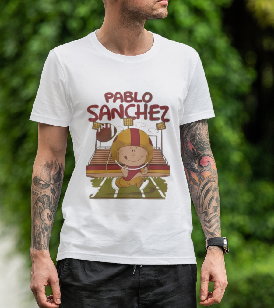 Pablo Sanchez Football George Kittle T-Shirt