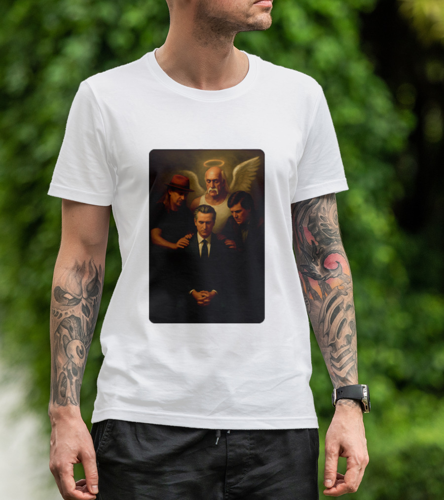 The Chosen One Gavin Newsom Angelic Gathering T-Shirt