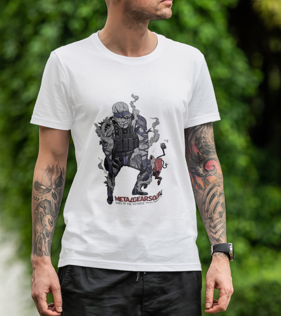 Metal Gear Solid 4 Guns Of The Patriots Tactical Espionage Action T-Shirt