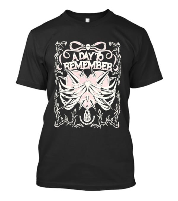 A Day To Remember Spiked Skull And Anchor T-Shirt