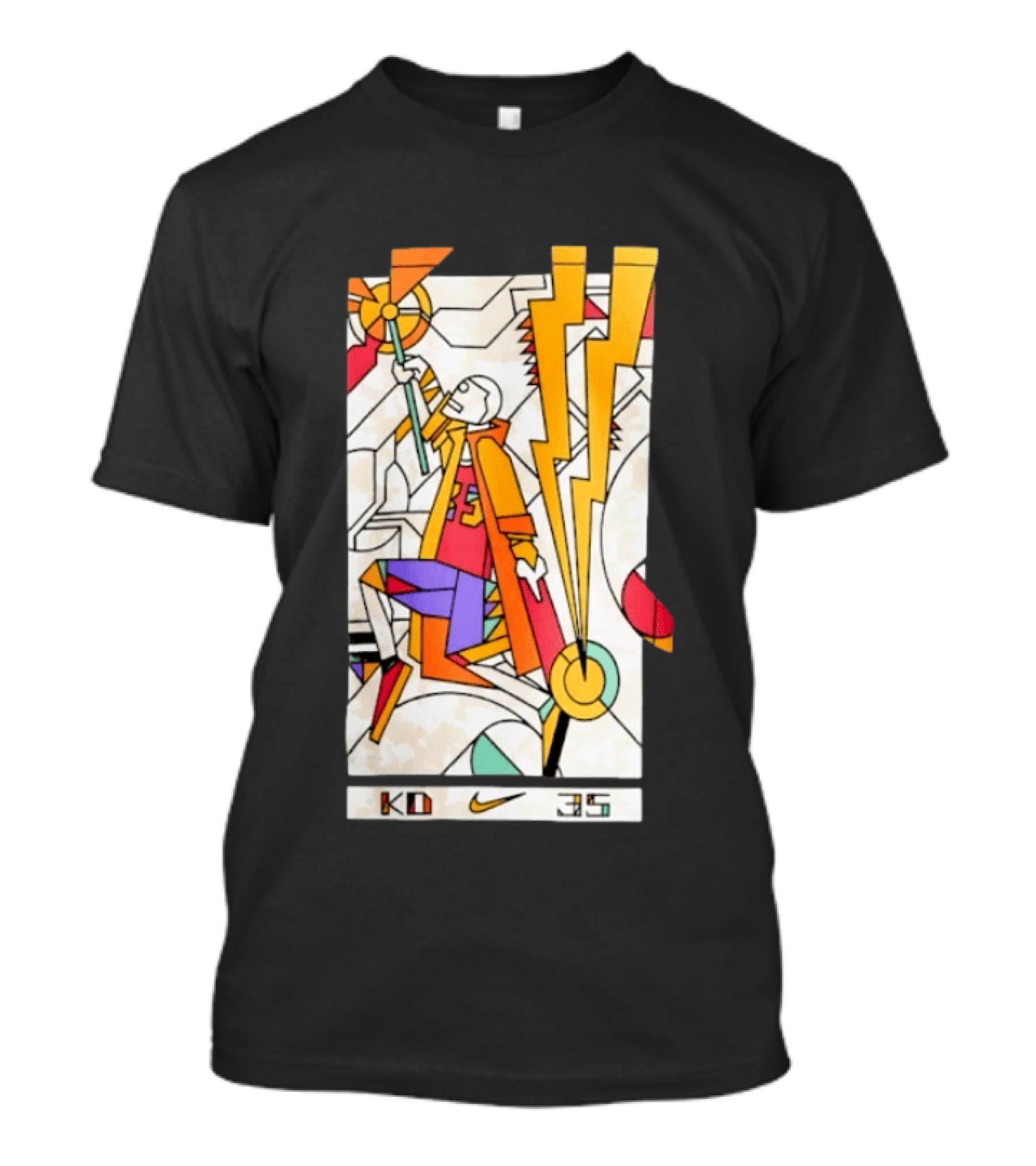 KD 35 Nike Artistic Lightning Basketball T-Shirt