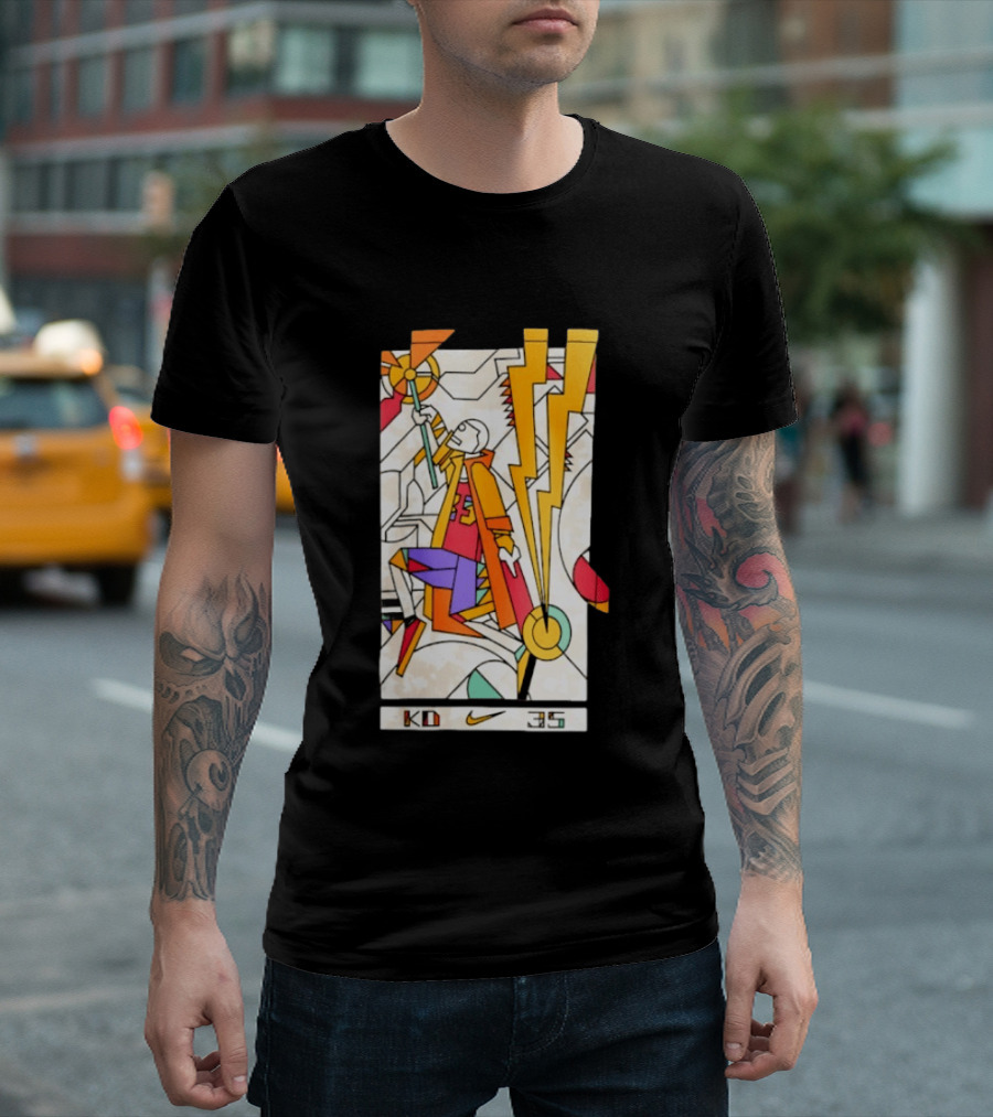 KD 35 Nike Artistic Lightning Basketball T-Shirt