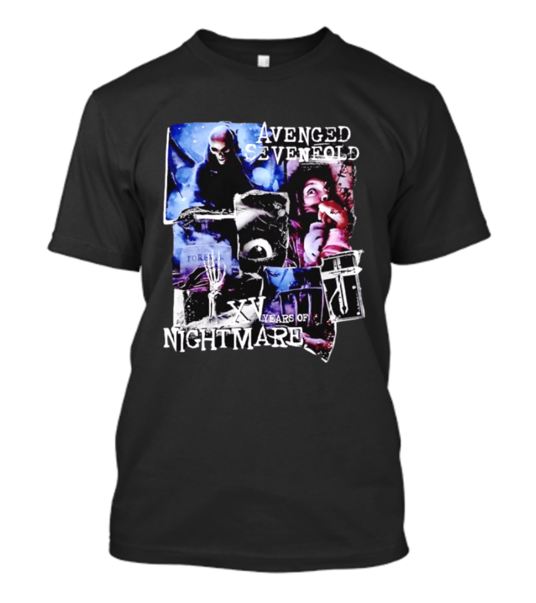 Avenged Sevenfold Nightmare XV Years Anniversary Collage T-Shirt