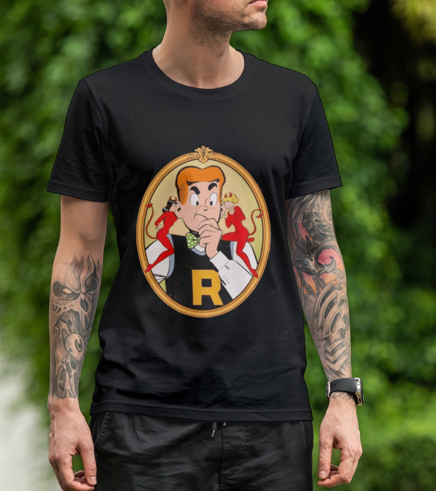 Betty And Veronica Devils Archie Comics Vintage Cartoon Characters T-Shirt