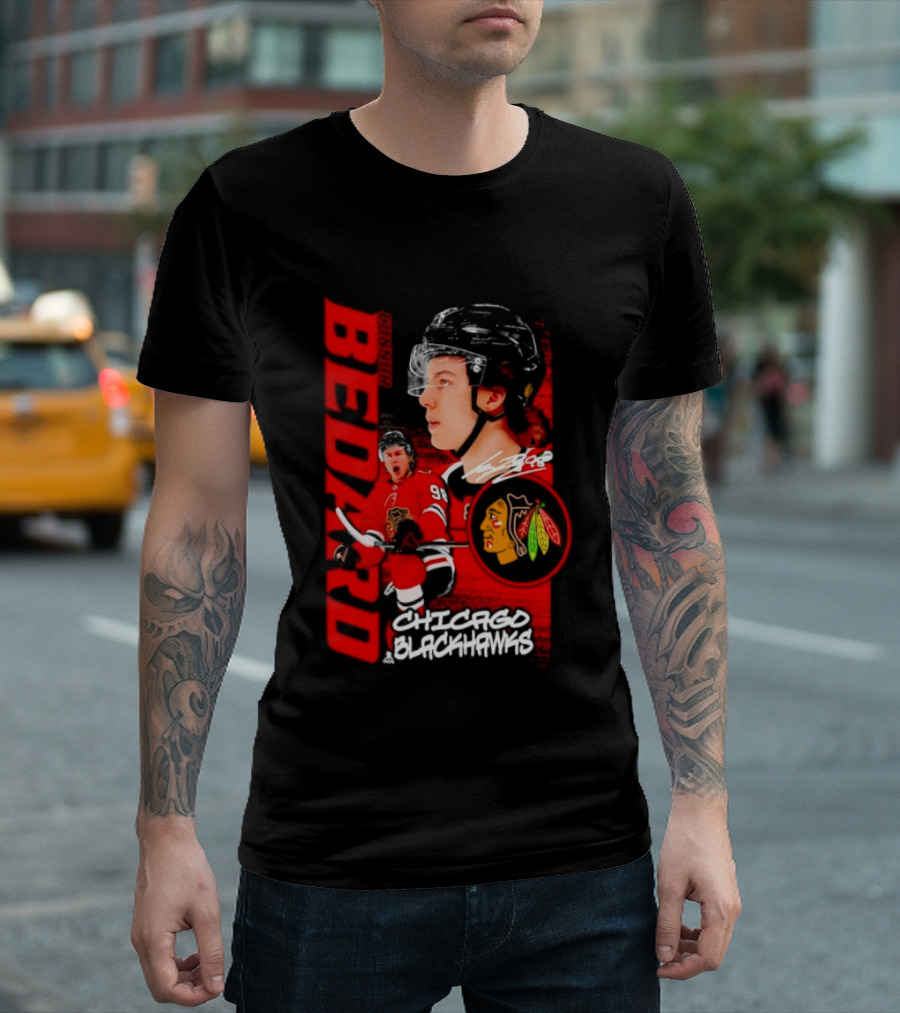 Connor Bedard Chicago Blackhawks Hockey Bedard T-Shirt