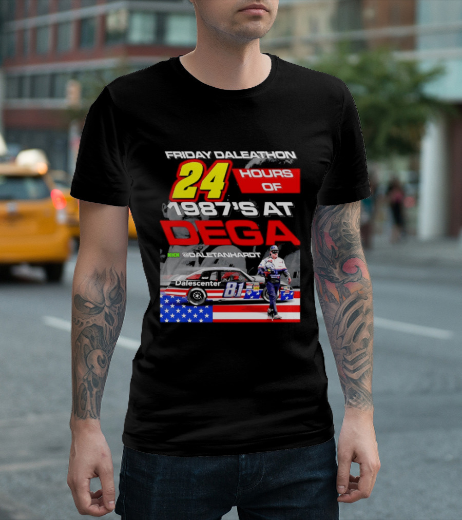 Friday Daleathon 24 Hours Of 1987's Race At Dega @DaleTanhardt 81 T-Shirt
