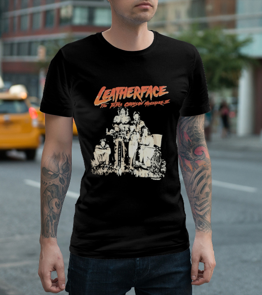 Leatherface The Texas Chainsaw Massacre III Horror Movie Fan Collectible T-Shirt