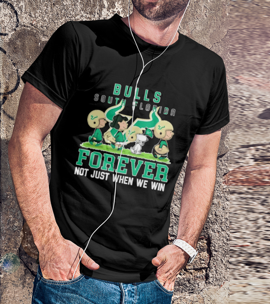 South Florida Bulls Peanuts Collaboration Forever Not Just When We Win T-Shirt