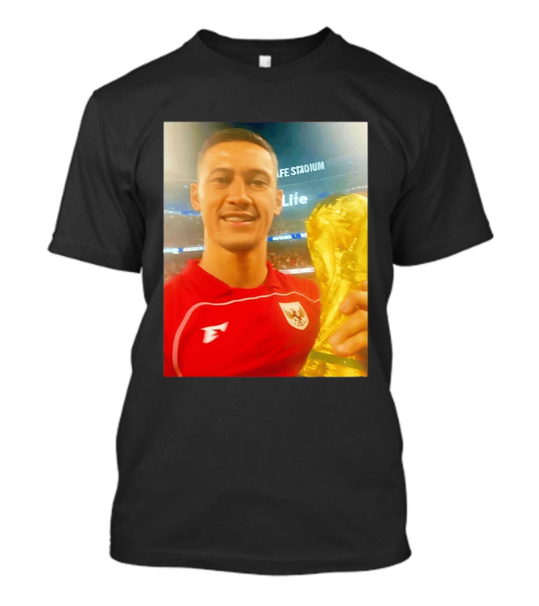 Life Stadium Álex Grimaldo Bundesliga Trophy Event Image T-Shirt