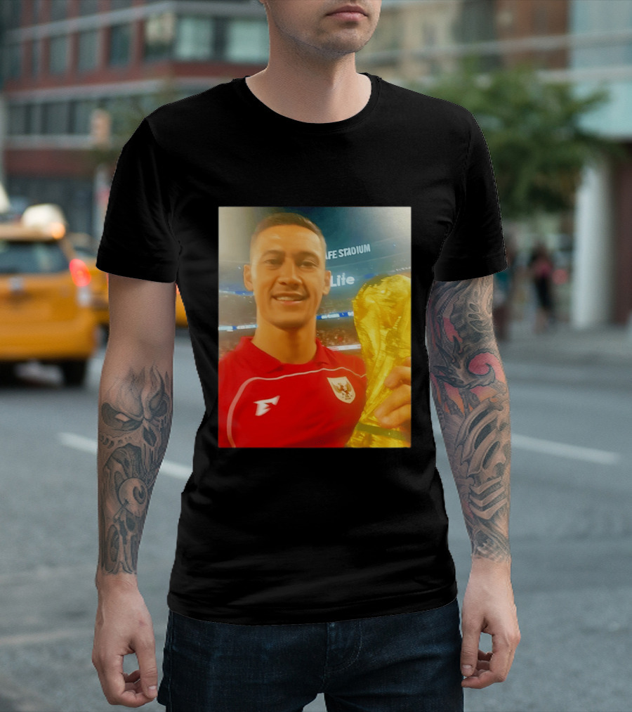 Life Stadium Álex Grimaldo Bundesliga Trophy Event Image T-Shirt