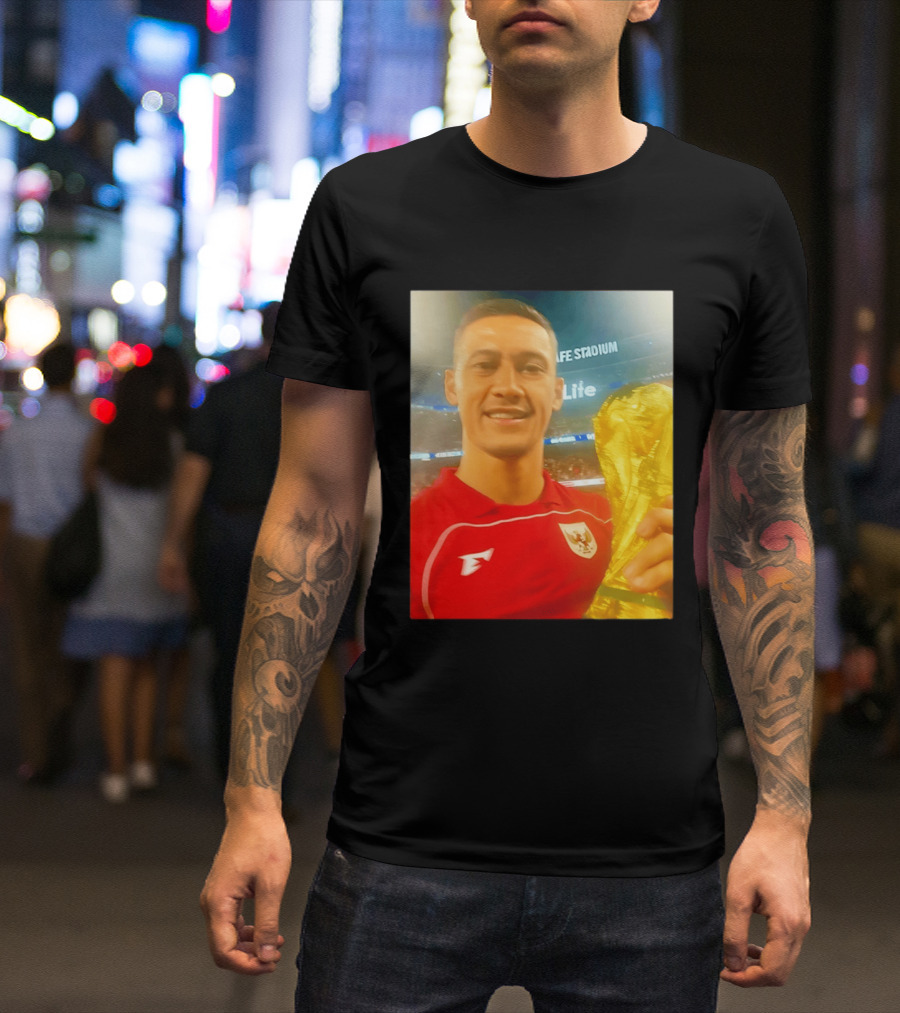 Life Stadium Álex Grimaldo Bundesliga Trophy Event Image T-Shirt