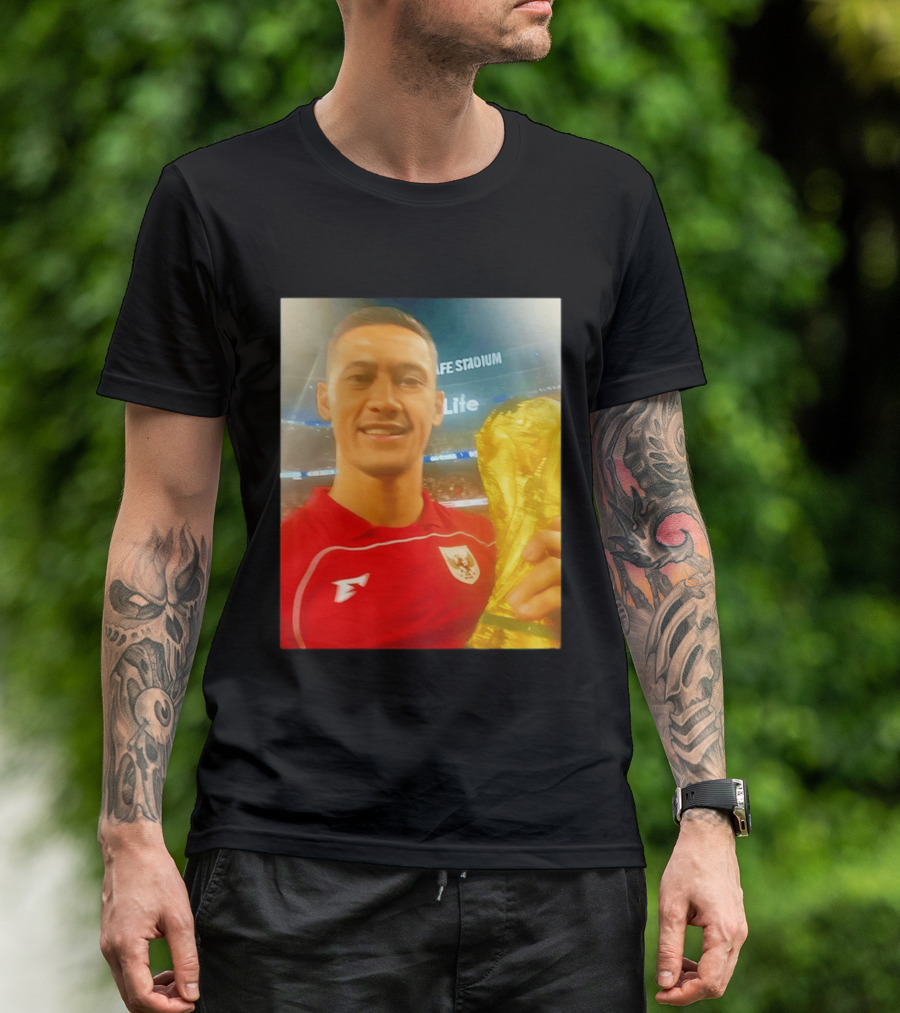 Life Stadium Álex Grimaldo Bundesliga Trophy Event Image T-Shirt