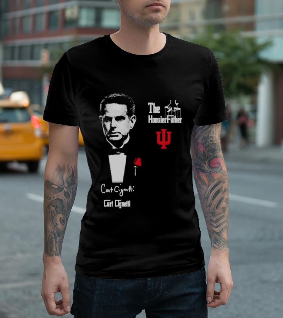 Curt Cignett The Hoosier Father IU Indiana University T-Shirt