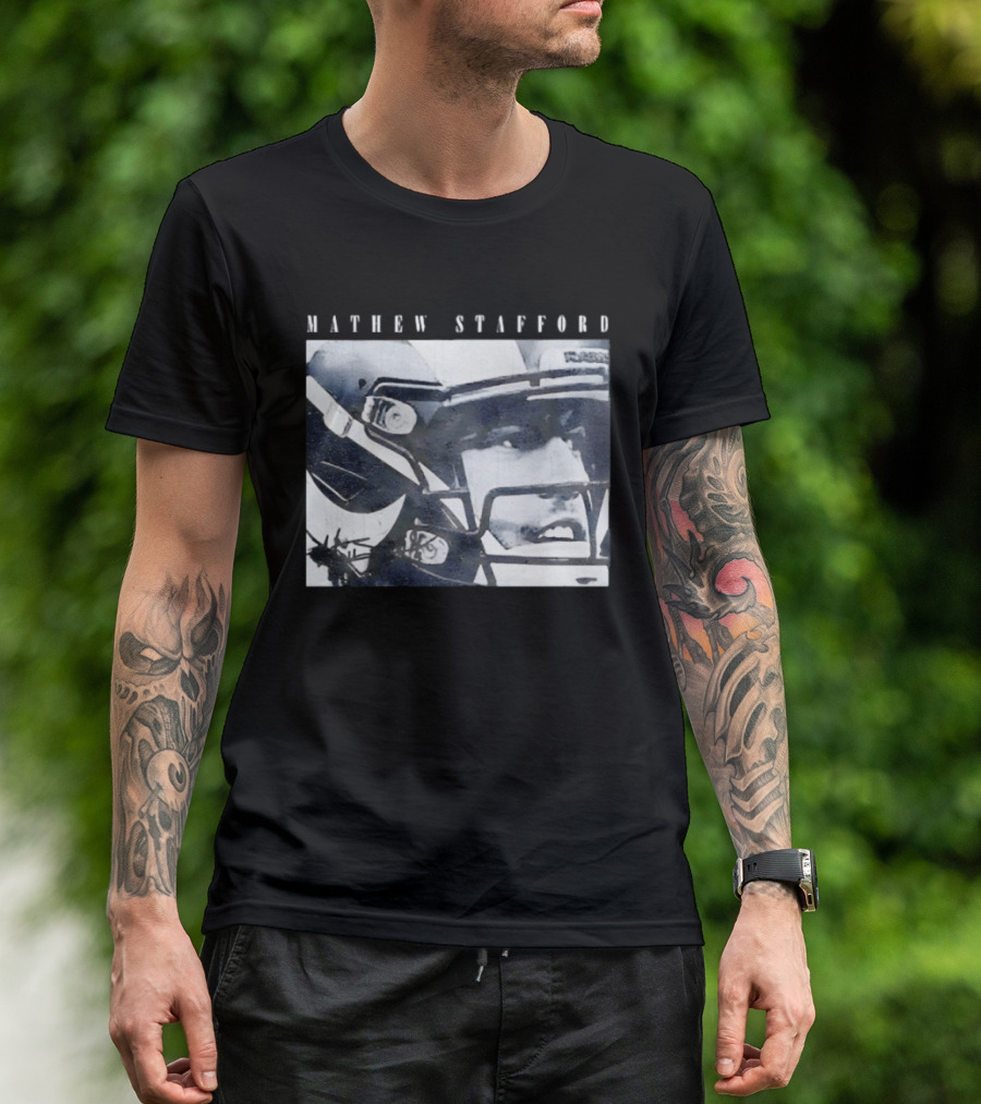 Los Angeles Rams Matthew Stafford Big Head Football T-Shirt