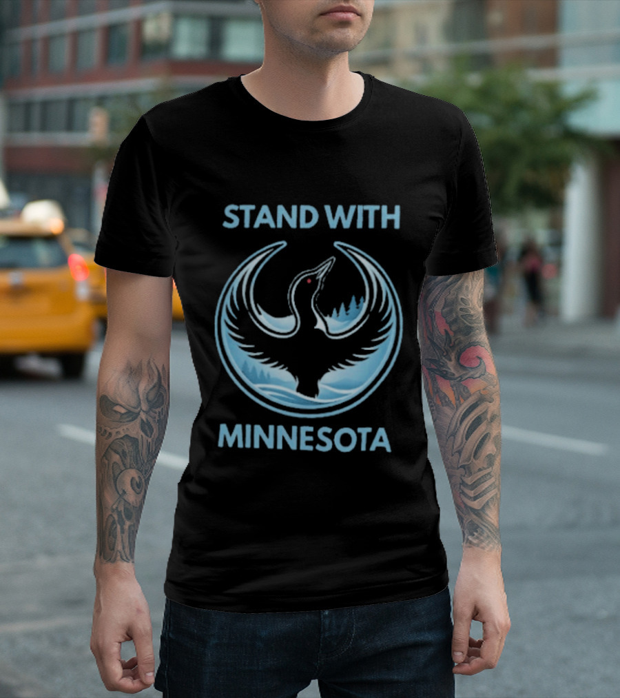 Stand With Minnesota Loon T-Shirt