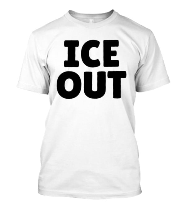 USA People Support ICE OUT Message T-Shirt