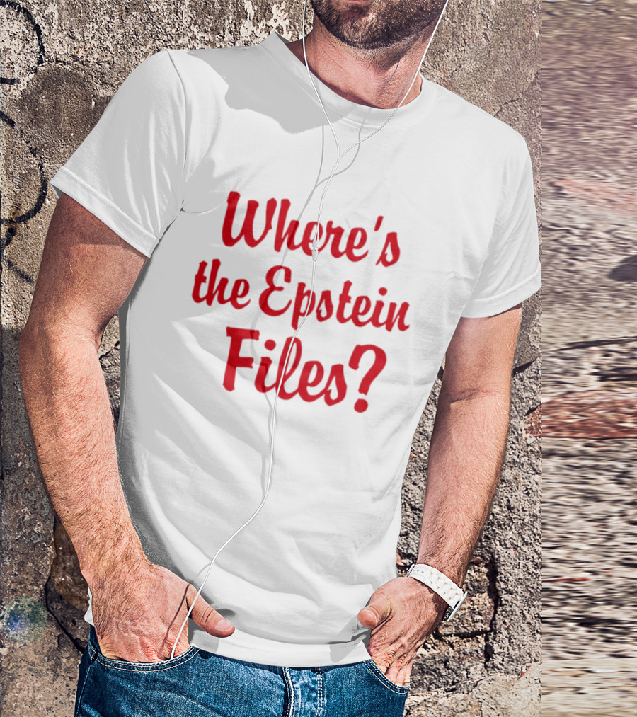 Where's The Epstein Files Mystery Inquiry T-Shirt