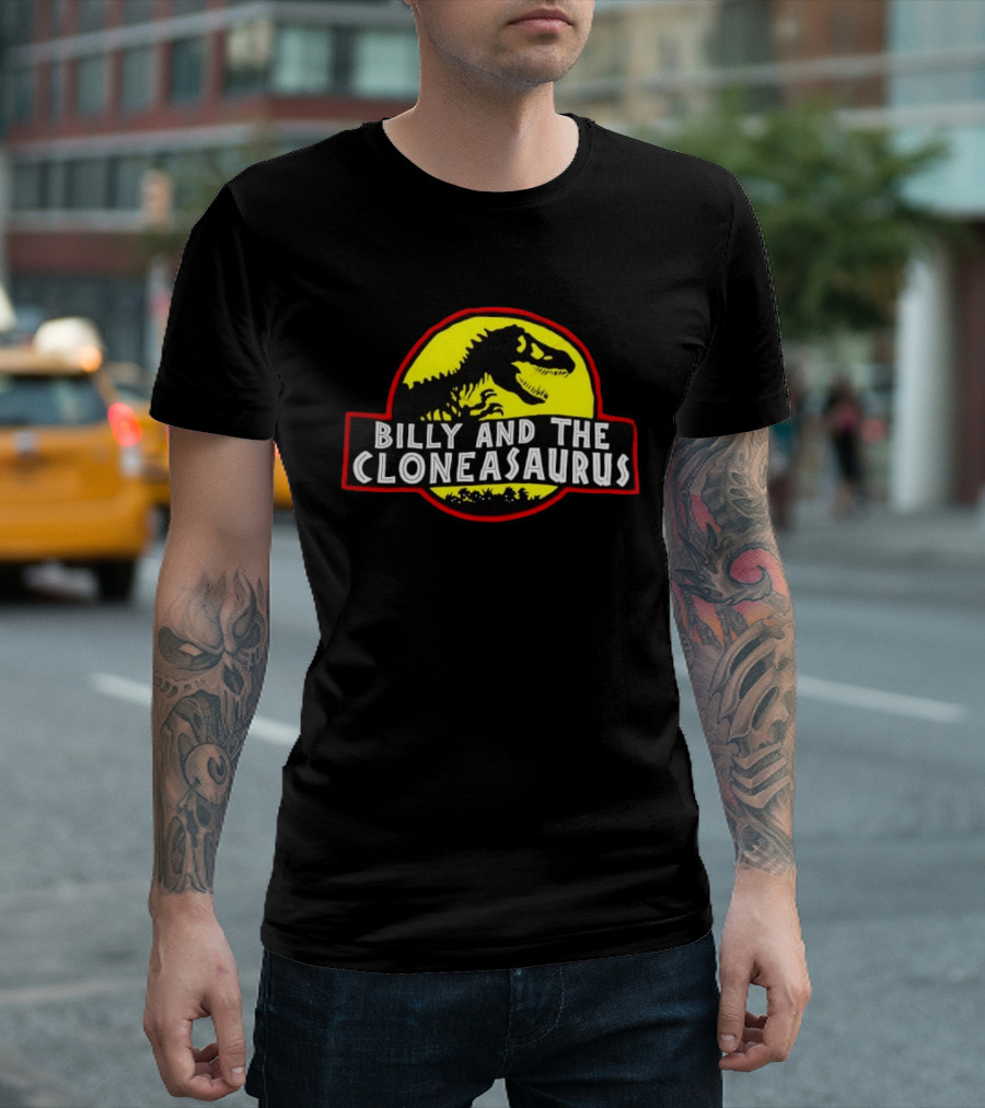 Billy And The Cloneasaurus Dinosaur Park T-Shirt