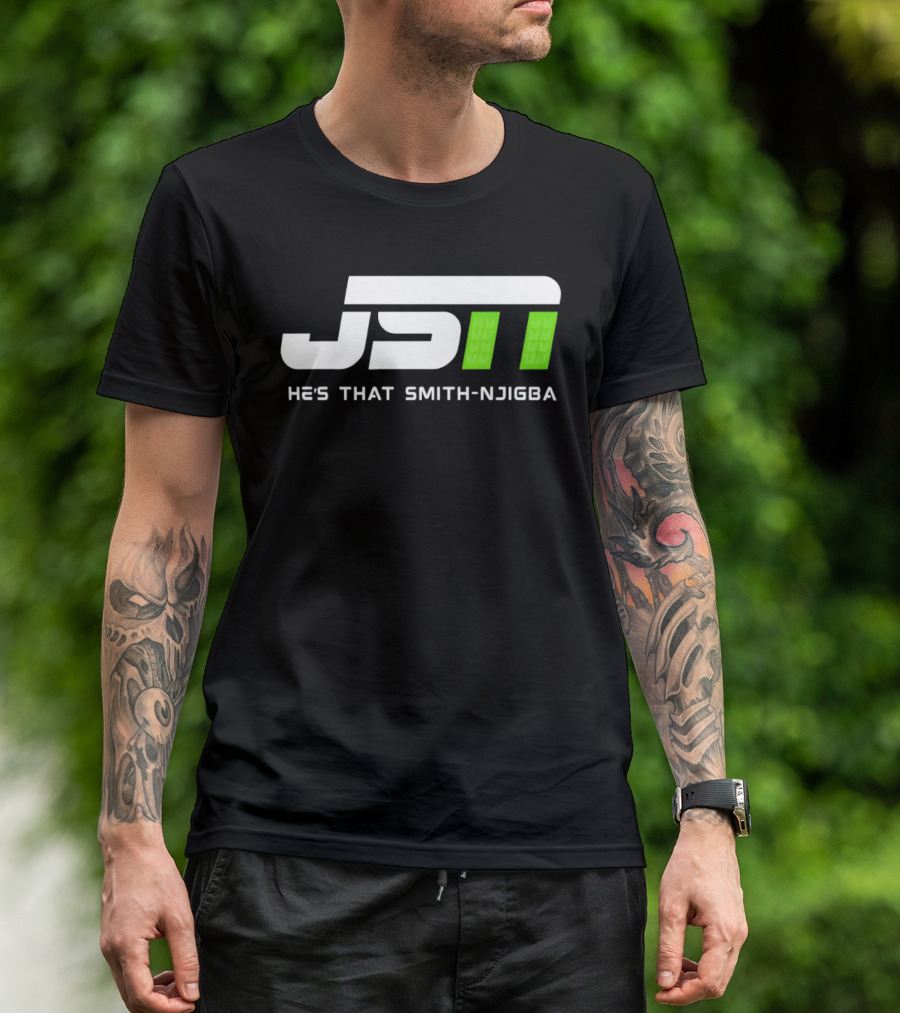 JSN He's That Smith Njigba Seattle Seahawks Football T-Shirt