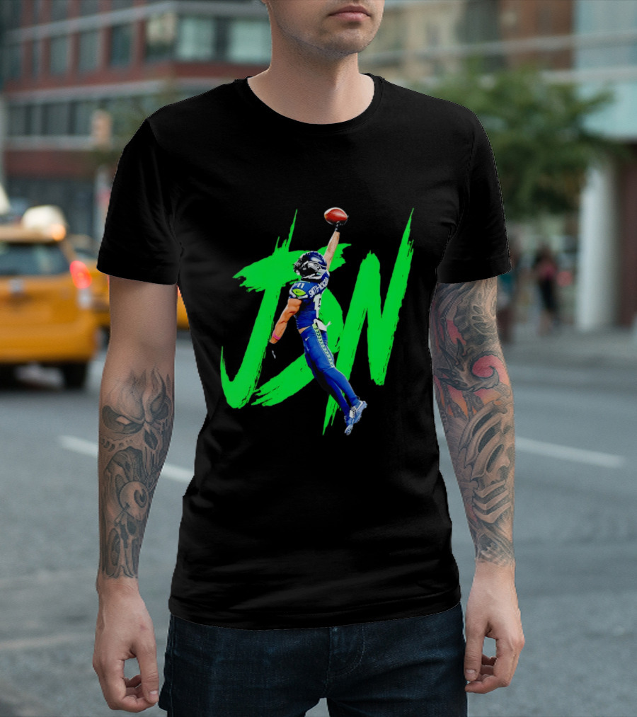 JSN Jaxon Smith Njigba Seattle Seahawks Football 2025 T-Shirt