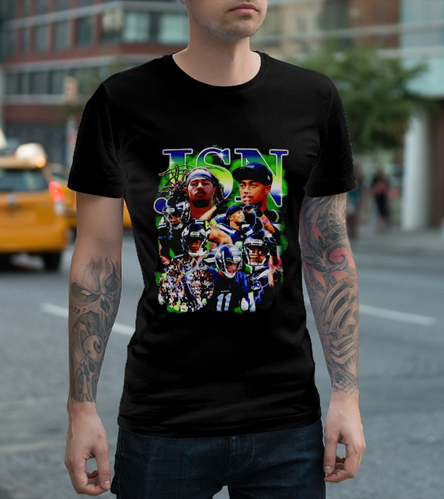 JSN Jaxon Smith Njigba Seattle Seahawks Football Game Day Energy T-Shirt