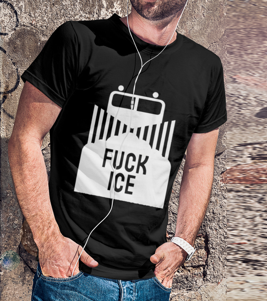 Fuck Ice Detention Abolition Protest Message T-Shirt