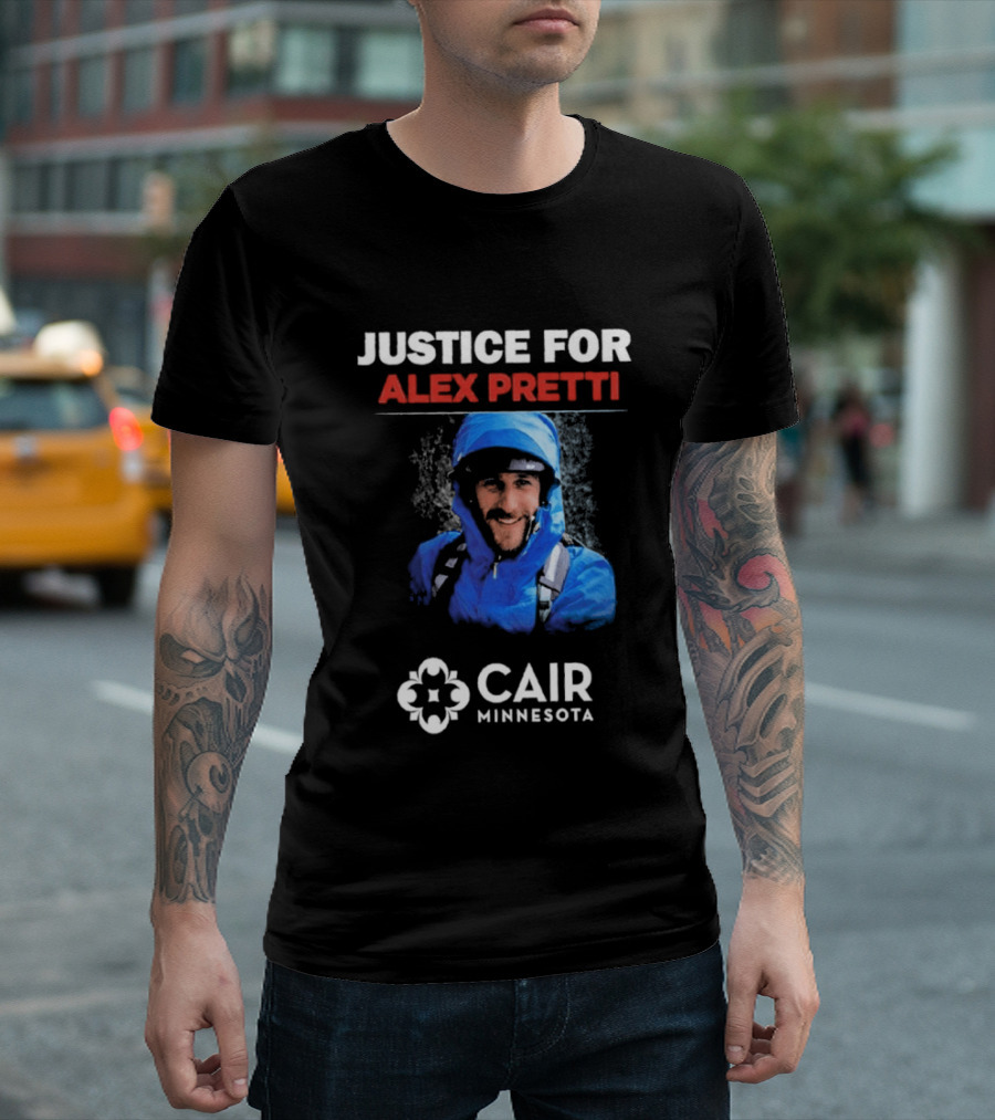 Justice For Alex Pretti CAIR Minnesota T-Shirt