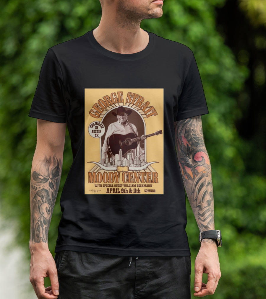 George Strait Moody Center Austin TX Apr 9 11 2026 T-Shirt